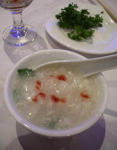 Seafood & Egg-Drop Soup with Sea Cucumber