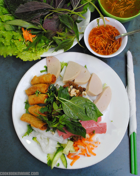 Tan Hung Vuong - This is how you roll it! Vietnamese cuisine fish sauce basil perilla mint cucumber carrot lettuce nem nuong wrap